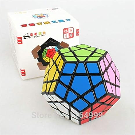 Amazon Co Jp Xuba Shengshou メガミンクス マジックキューブ ペンタゴン 12面 ギガミンクス Pvcステッカー ドデカヘドロン おもちゃ パズル ツイストボックス ホーム キッチン