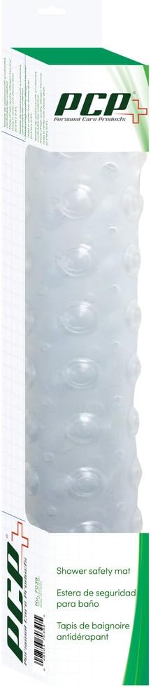 PCP Non-Slip Shower Safety Mat for Traction On Tub & Tile, Clear: Health & Personal Care