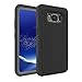 AOKER Galaxy S8 Active Skid Resistan Case, [Shock Absorption] [Slim Fit] [Scratch Resistant] Hybrid Dual Layer Armor Defender Anti-Drop Rugged Protective Case for Galaxy S8 Active (Black)