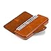 Yafeige Large Luxury Women's RFID Blocking Tri-fold Leather Wallet Zipper Ladies Clutch Purse(1-Waxed Brown)