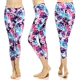 Funycell Women's Yoga Capris Pants Fitness Leggings