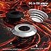 810 to 510 Adapter Ring for Drip Tips - Delrin(POM) or Stainless Steel 304L (Black Delrin)