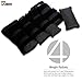 JBM Adjustable Ankle Weights Wrist Leg Weights Sand Filling (A Pair) Double Adhesive Straps for Walking Jogging Gym Fitness Exercise Gymnastics