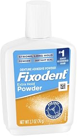 Fixodent Extra Hold Denture Adhesive Powder 2.7 Oz Pack of 4 view 6