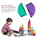 Dopobo Magnetic Tiles, Magnet Building Tiles : Clear 3D Magnetic Building Blocks Set for Kids Toddlers, Educational STEM Toys for Boys Girls (Upgraded-108 pcs)