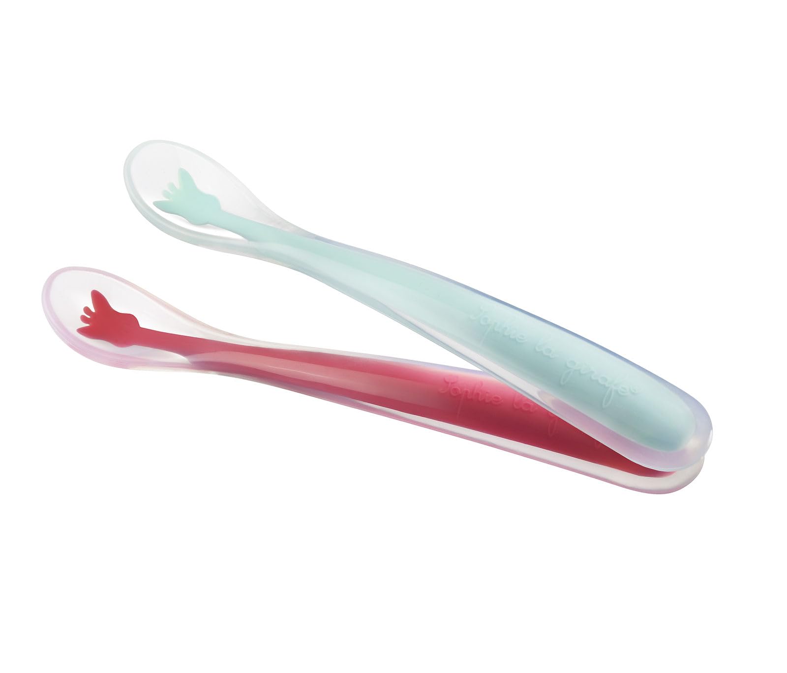 Sophie la girafe 2 Soft Silicone Spoons