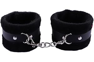 LIU JUN Cotton Rope Bracelet Ankle For Women Men, Adjustable Restraints For Ankles And Wrist With Chain Woven Handmade Hand Red Fluffy Rave Girls Boys Jewelry