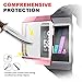 Haojavo Screen Protector for Fitbit Ionic Case, 5 Pack Slim Fit TPU All-Around Full Front Screen Protective Case for Fitbit Ionic Smart Watch Bands Accessories