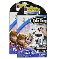 Colorforms Take Along Re-stickable Set - 2 Pack - Disney Frozen