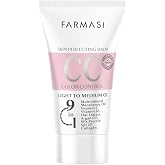 Farmasi CC Cream, Lightweight Coverage, SPF 25, Light to Medium, 1.7 fl oz | Color Correcting, Tinted Moisturizer, Evens Tone, Radiant Finish, Breathable Wear, Daily Makeup Base, Smooth Looking Skin
