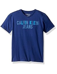 Camiseta de cuello redondo de Calvin Klein Big Boys
