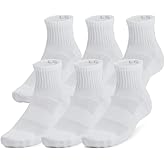 Under Armour Unisex-Adult Training Cotton Quarter Socks 6 Pack