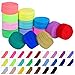 eBoot 25 Pieces Elastic Stretch Foldover Elastics Hair Ties Headbands, 25 Colors, 38 Inches by 3/5 Inch