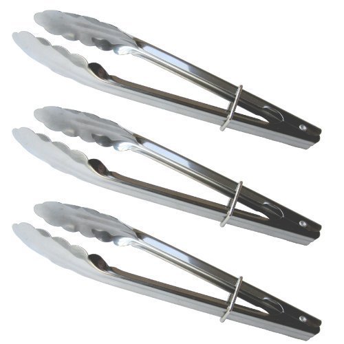 Chef craft set of 3 stainless steel 9 inch long serving…