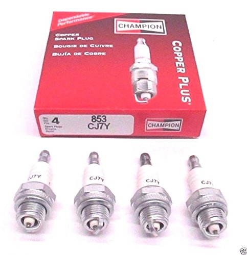 Champion Copper Plus Small Engine Spark Plug, Stk No. 853, Plug Type No. CJ7Y Box of 4 Spark Plugs