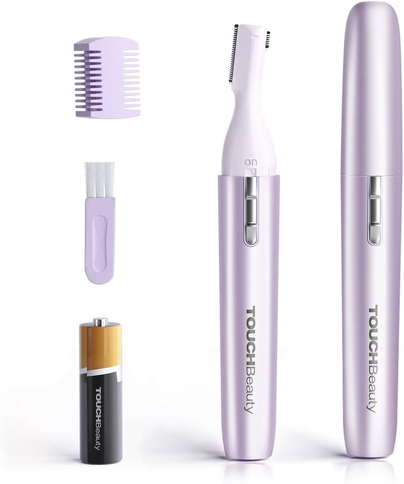 TOUCHBeauty Eyebrow Trimmer AG-1658 Purple, Facial Hair Remover, Portable
