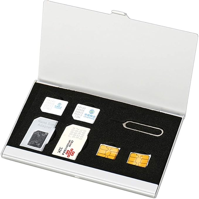 Myymee 2 SIM Standard Card Card Holders + 2 Micro Sim Card Holders+ 2