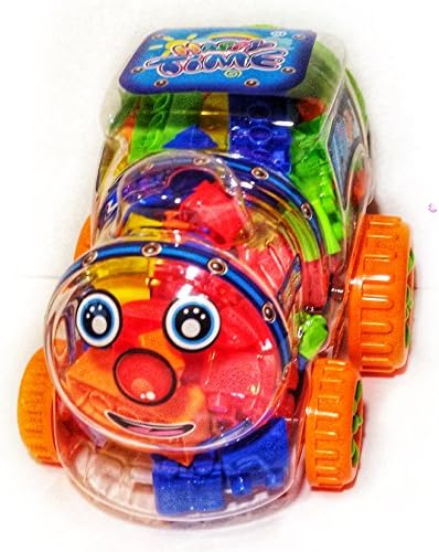 Educational Building Blocks All-in-One-Train Toy-In bright colors 50-60-PCS -Toddler and Preschool