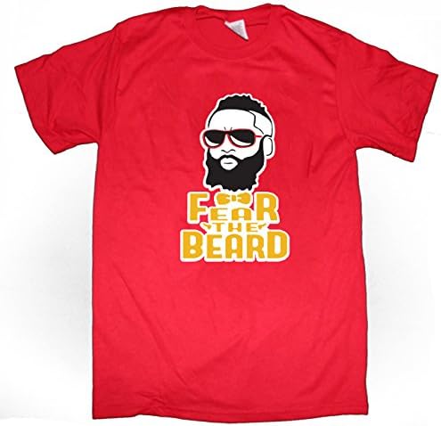 Red Houston Harden "Fear the Beard" T-Shirt YOUTH XL