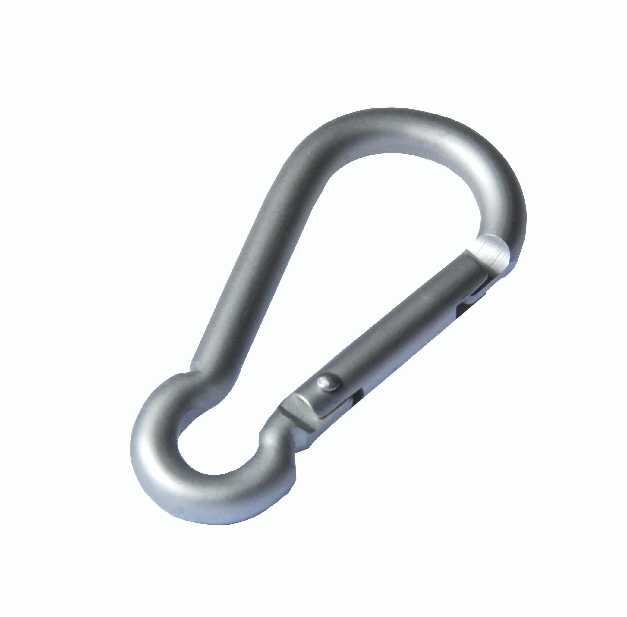 Chapuis 903ag Carabiner Keychain Aluminium, Grey, 50 mm/Diameter 5 mm