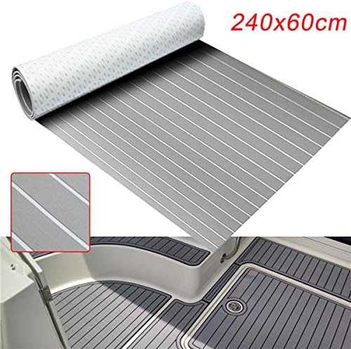 600x2400x6.5mm Marine Flooring Faux Teak EVA Foam Boat Decking Sheet