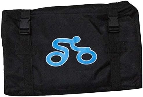 Soft Bike Transport Travel Bag Transitote Bicycle Carrying Case with Accessory Bag for Folding Bike Foldaway Bicycle (Black)