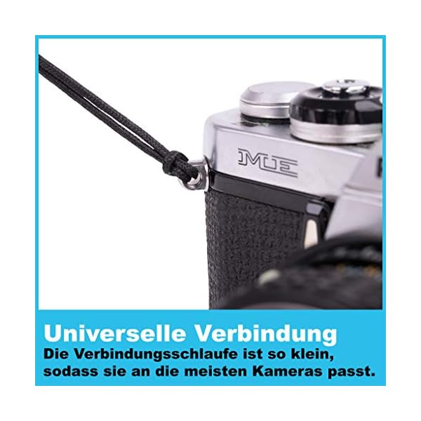 Lens-Aid Handschlaufe aus Stabiler Schnur für Kamera: Runder Kameragurt fürs Handgelenk geeignet für Canon, Nikon, Sony… – Bild 6