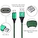 Micro USB Cable, FiveBox 3 pack 10ft Quick Speed Nylon Braided Long Charging Cable Cord For Samsung Galaxy S7 S6 Edge Plus, Note 4/ 5,S4 S5 Active, Tab A S/ S2 Pro, PS3/ 4, Android Phone