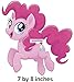 8 Inch Pinkie Pie Wall Decal Sticker Pinky MLP My Little Pegaus Pony The Movie Removable Peel Self Stick Adhesive Vinyl Decorative Art Kids Room Home Decor Girl Bedroom Nursery 7 by 8 inches tall
