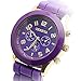 HeroNeo® Classic Womens Girls Geneva Silicone Jelly Gel Quartz Analog Sports Wrist Watch