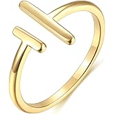 Valloey Rover 14K Gold Plated Dainty CZ Dainty Diamond Stackable Ring Eternity Bands Minimalist Jewelry Gift