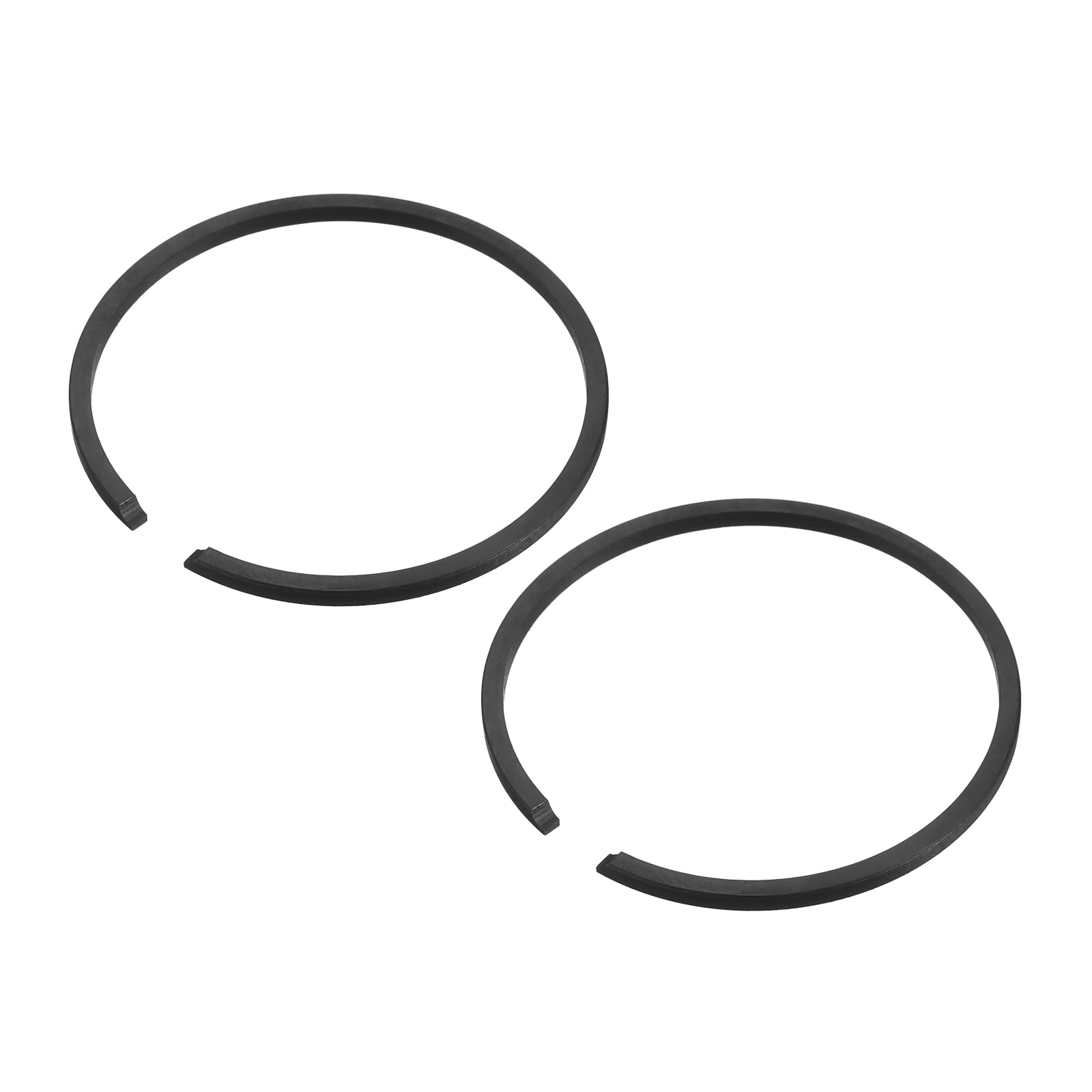 Photo 1 of uxcell Piston Ring Set, 2Pcs 33mm x 1.5mm Standard Size Piston Rings Fit for Chainsaw Replacement Parts