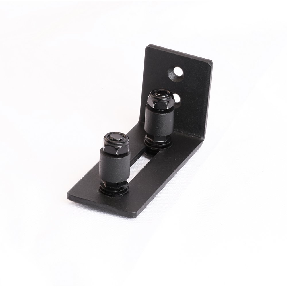 Photo 1 of KINMADE Adjustable Wall Mount Floor U-Roller Guide for Sliding Barn Door Hardware