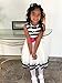 Girls Stripe Dresses Sleeveless Summer Casual Tutu Tulle Dress for Toddler Girl Size 4 5 T