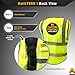 KwikSafety - Charlotte, NC - SUPERIOR Safety Vest [9 POCKETS] Class 2 ANSI High Visibility Reflective Heavy Duty Mesh Hi Vis Construction Surveying Engineering Men Work Gear/Yellow XL