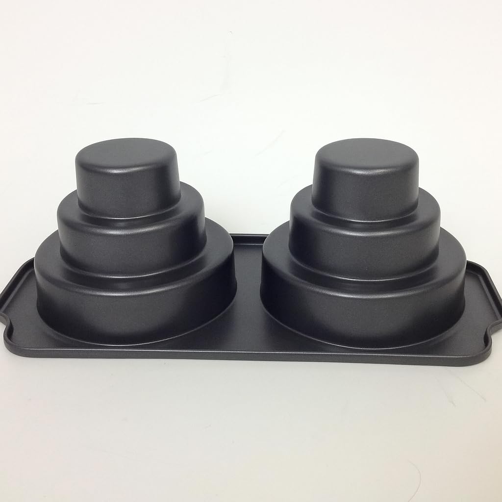 2 Cavity Three Tier Cake Pan, Baking Tin, Cake Mould