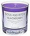 Baesic Supplies Boss Ass Bitch BlackBerry Soy Candle, 11 oz