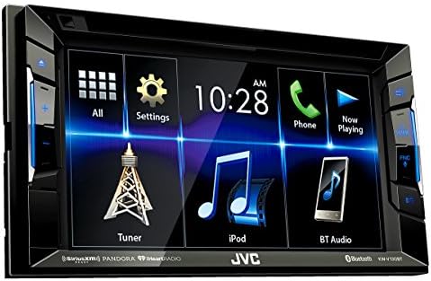 JVC KW-V130BT Double DIN Bluetooth Receiver with Free Back-Up Camera