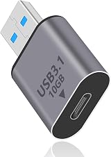 Duttek USB C Female to USB A Male Adapter 10Gbps USB 3.1 Gen 2 OTG Fast Charging