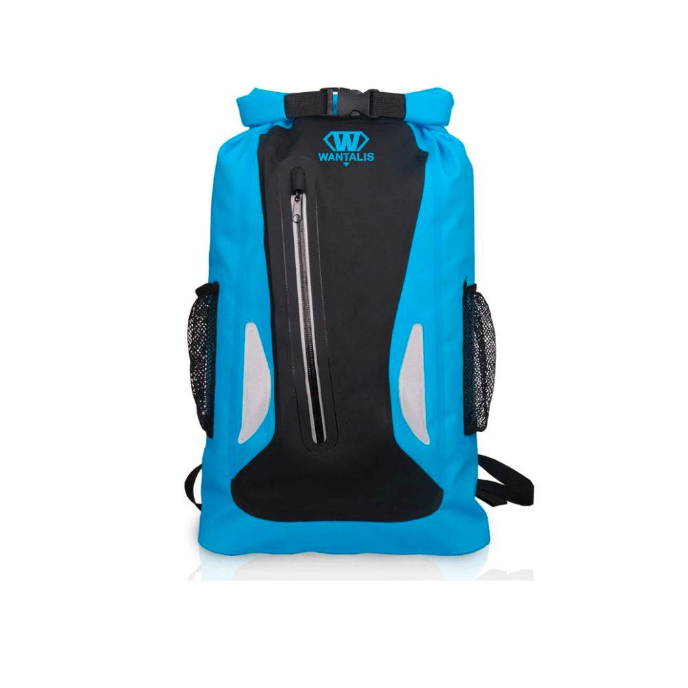 Wantalis WBLAG-BL25 Unisex Adult Waterproof Backpack, Blue, One Size (Manufacturer's Size: 45 x 32 x 20 cm)
