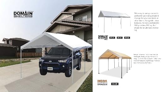 Amazon Com Caravan Canopy Domain Carport Anchor System Set Of 6 Anchors Metallic Garden Outdoor