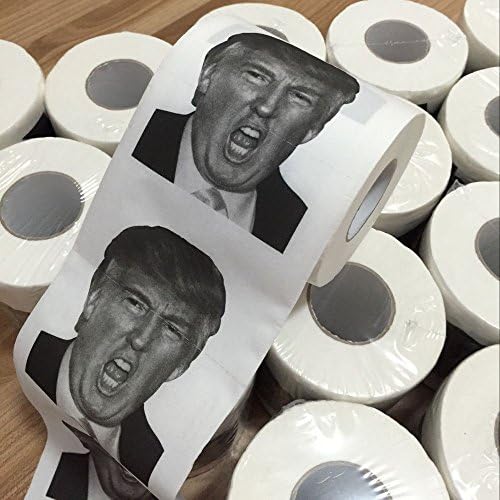 Donald Trump Humour Toilet Paper Tissue Roll Presidential Novelt Pack of 4