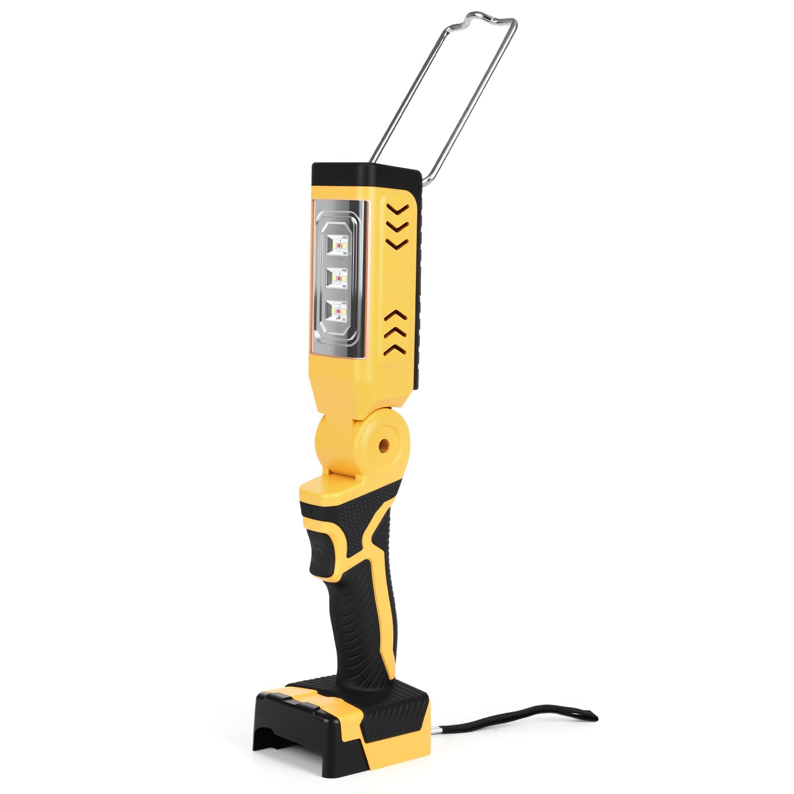 Photo 1 of ?18W?6500K?Cordless LED Work Light Compatible with Dewalt 20v Battery, Portable Flashlight Lamp SOS Mode Strobe Light with USB Charging for Outdoor Camping, Workshop, Job Site, Car Repair (NO Battery)