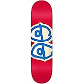 Krooked Skateboards Team Eyes Deck 8.25" Red