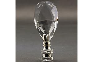 FINIAL SHOWCASE Crystal Lamp Finial (Teardrop)