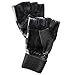 Achieve Fit Weightlifting Gloves - Leather Palm for Fitness savvy Men & Women, Firm Control & Comfort for Weight Lifting, Powerlifting, Crossfit Training (Pair) (Gray, XL, with Wrist Wraps)
