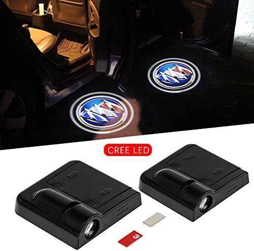 Pair Of LED Car Wireless Door Courtesy Lights Light Welcome Ghost Shadow Step Laser Projector Logo Emblem Light LED Auto Vehicle Light Lamp for BUICK