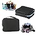 Travel Toiletry Shaving Kit, Dopp Kit, Hanging Organizer, Cosmetic and Makeup Bag, Compact Design. Great for Men and Women