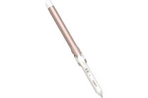 Conair Double Ceramic Long Barrel 1-Inch Curling Iron, 1.0" Barrel Produces Classic Curls – for use on Medium and Long Hair, 