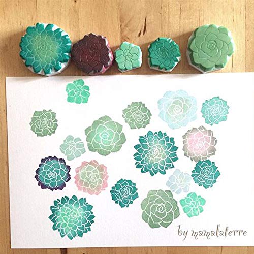 SGHUO 8 Pcs 4" x 6" Green Rubber Carving Blocks for Stamp Soft Rubber Crafts, Soft and Easy to Carve, White Outer Layer, Green Inner Layer